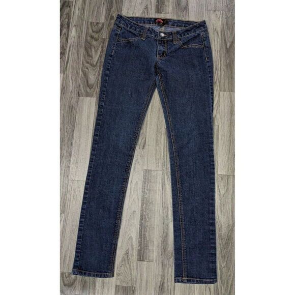 (3/$35) Forever 21 Womens Size 25 Pockets Skinny Denim Blue Jeans - Picture 1 of 10